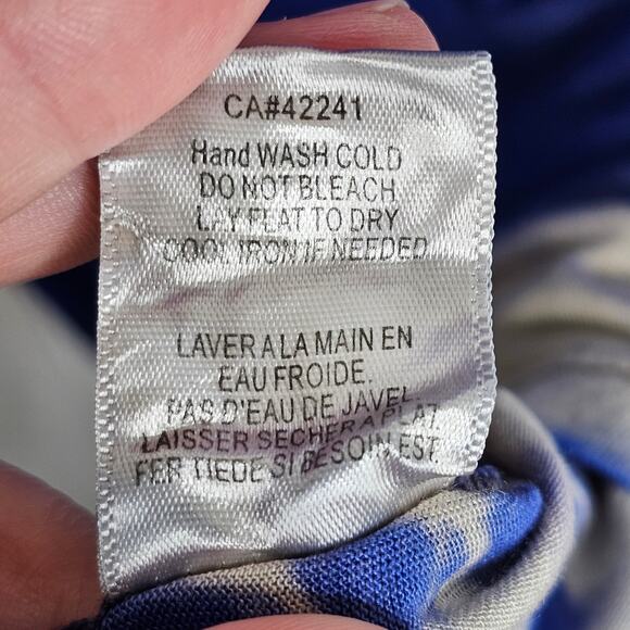 Young Fabulous & Broke Blue Tie-Dye Dress Size XS Soft Modal Dolman Casual Beach - Picture 6 of 7